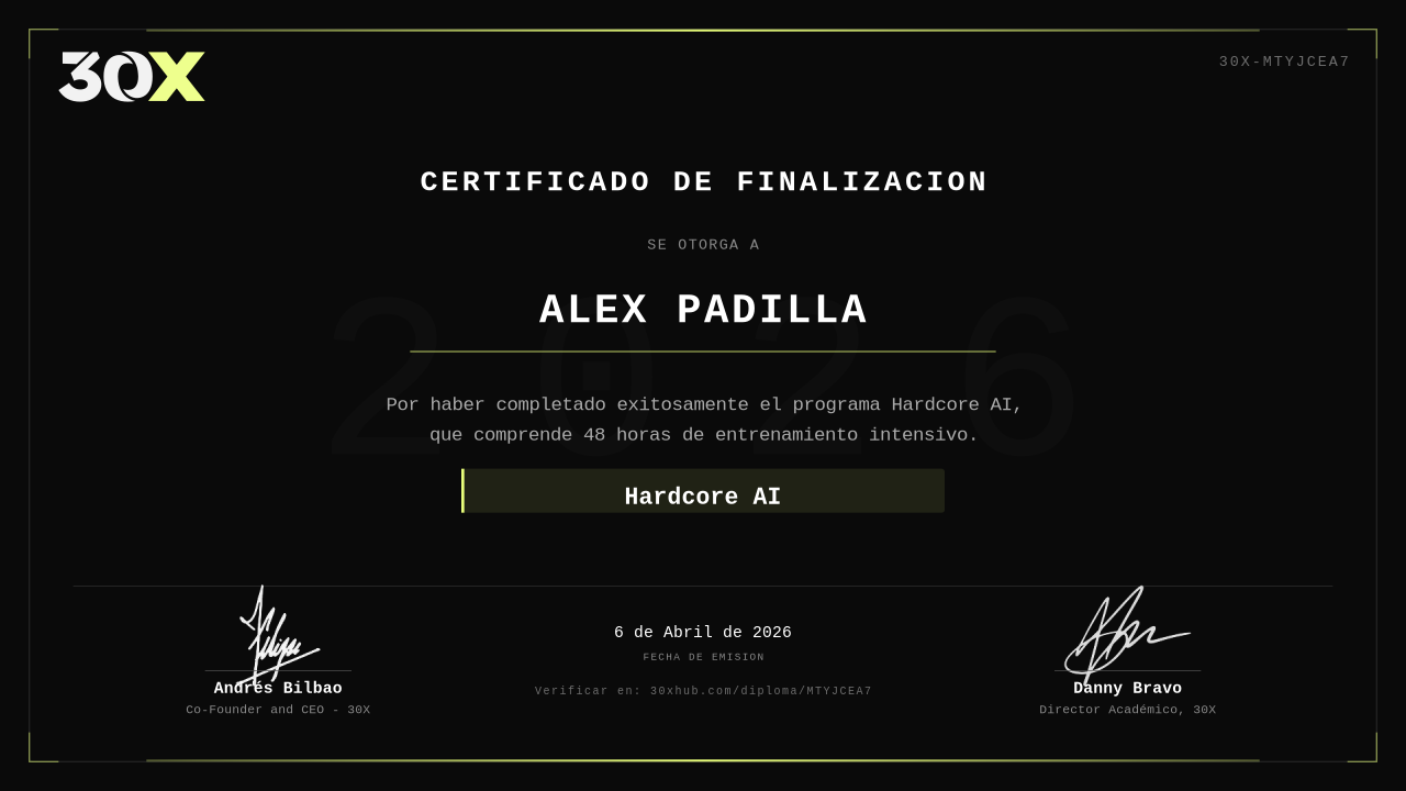 Diploma de Hardcore AI