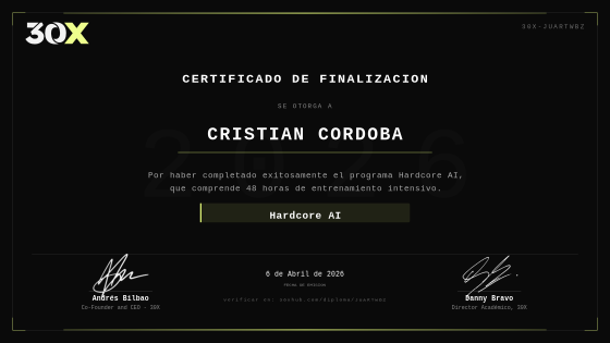 Diploma de Hardcore AI